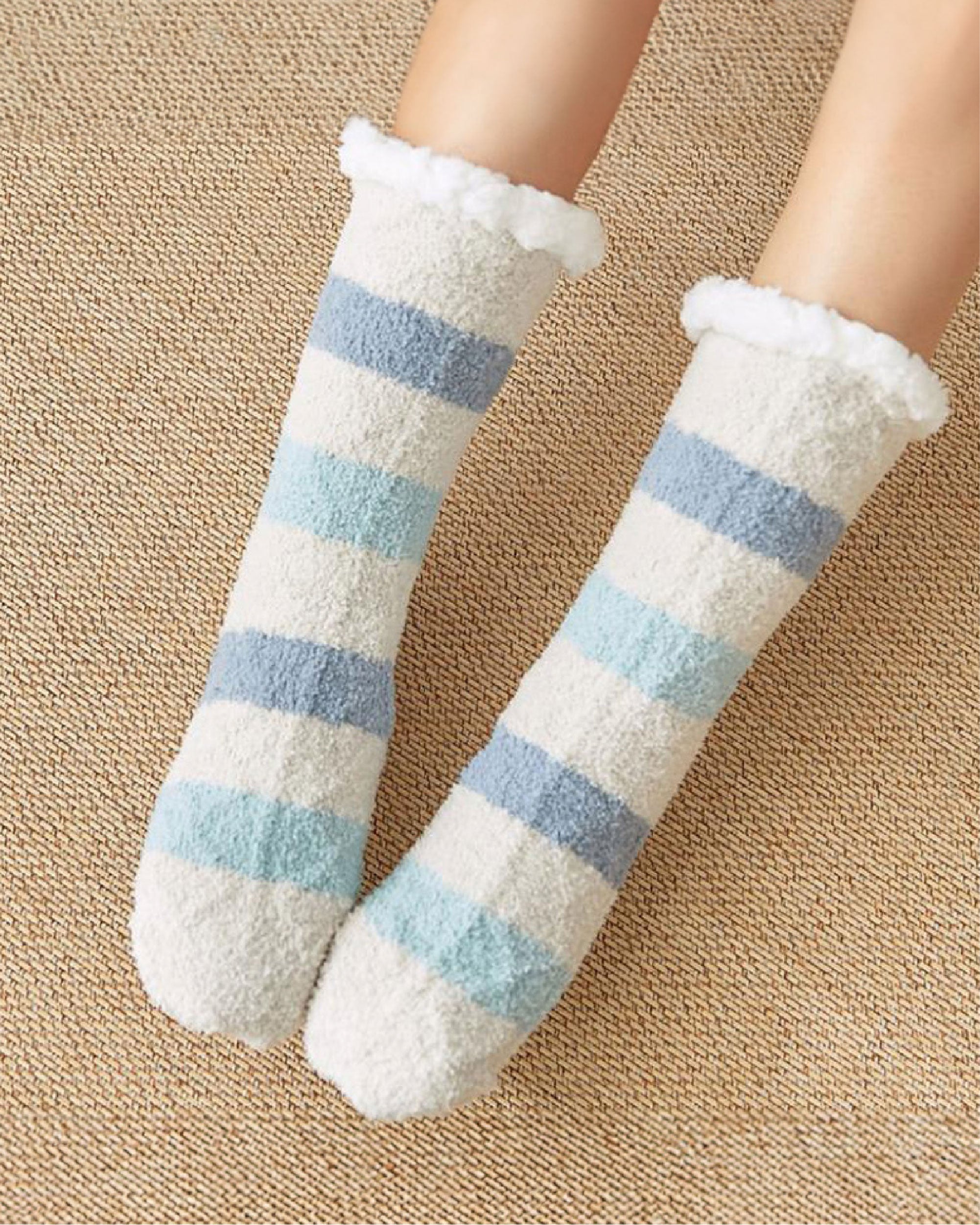Wool Socks - Thick - Blue - 1 pair